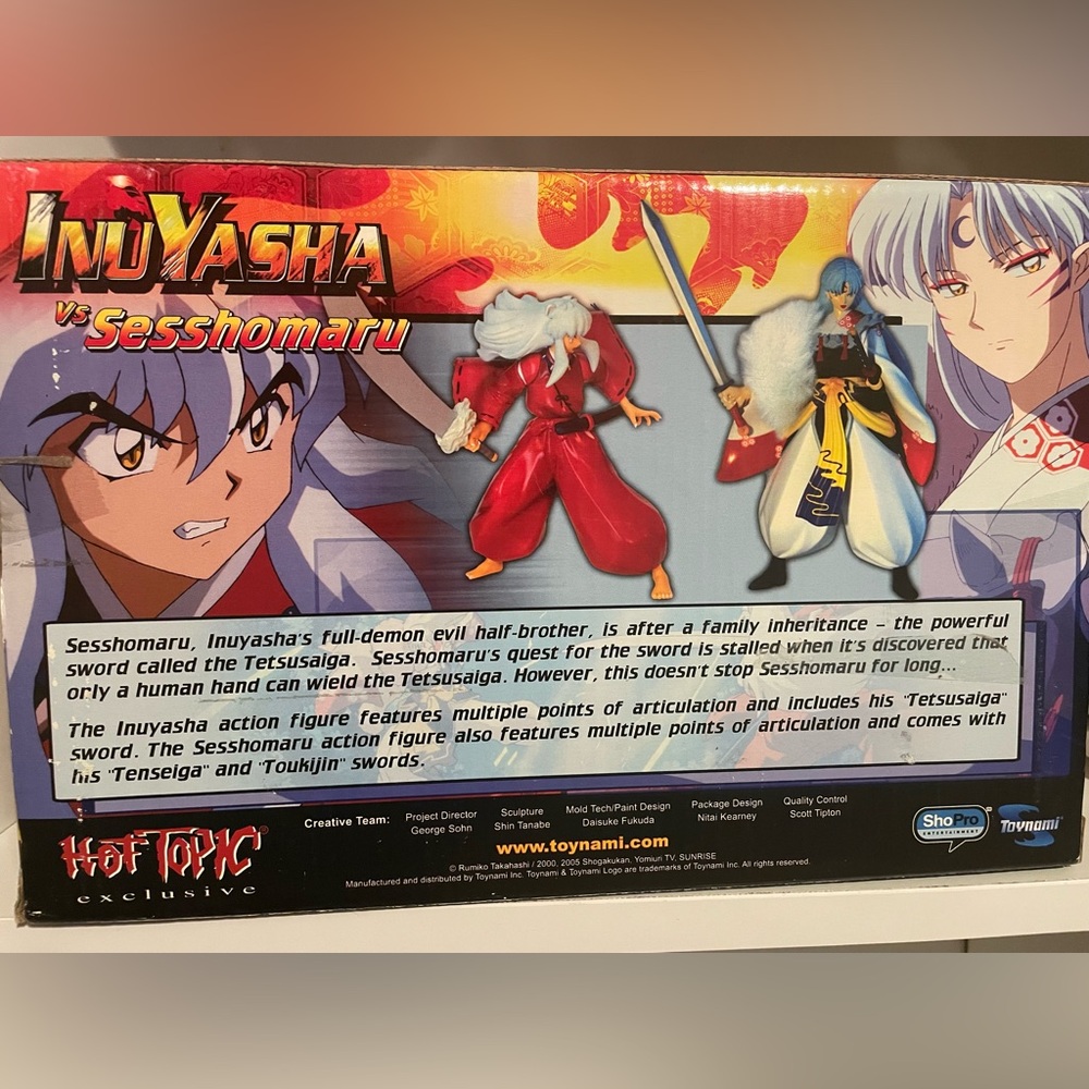 Inuyasha Sesshomaru Action Figure Set, Limited Edition !